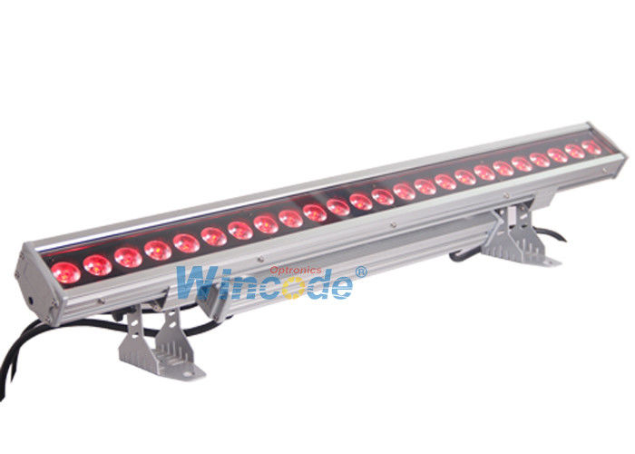 Outdoor Landscape Lighting For Advertising Building , Led Wall Washer IP65 24*10w RGBW