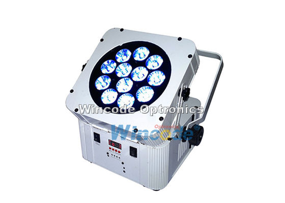 Хорошая цена. 12 × 18W прожекторы сцены с батарейным питанием RGBWA + UV  5 в 1 звук активный для диджей события онлайн