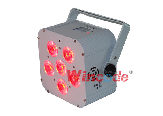 Хорошая цена. WiFREE Par 6 с батарейными экранами 6 × 18 Вт RGBWA + UV с цветным ЖК-дисплеем онлайн