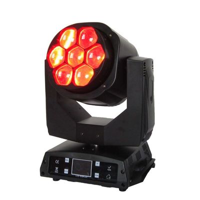 Хорошая цена. Wincode LED Маленький пчелиный глаз 7x15W RGBW 4 в 1 Умывающий луч Движущаяся голова светодиодный свет онлайн