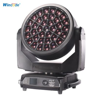 Хорошая цена. K25 Zoom Big Bee Eye 37x40W RGBW 4in1 LED Moving Head Light with 1250W Power for Stage Lighting онлайн