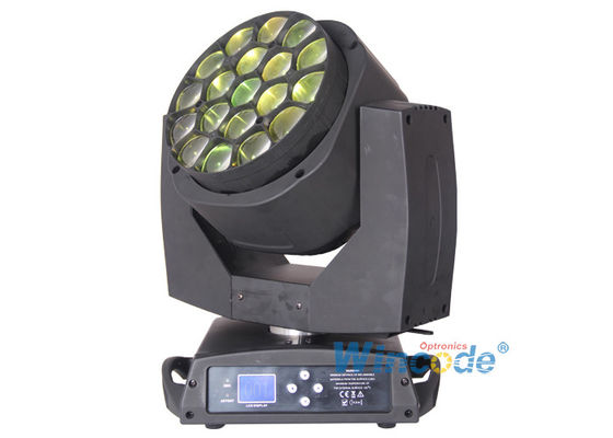 Хорошая цена. Пчелиный глаз LED  вращающаяся голова 19 * 15w Osram RGBW 4 в 1 для развлекательных мест онлайн
