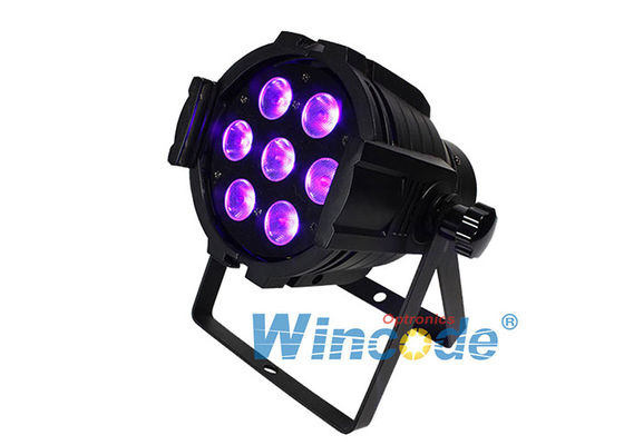 Хорошая цена. DMX Профессиональный светодиодный этапный свет 7×3W RGB 3 в 1 LED Par Light онлайн