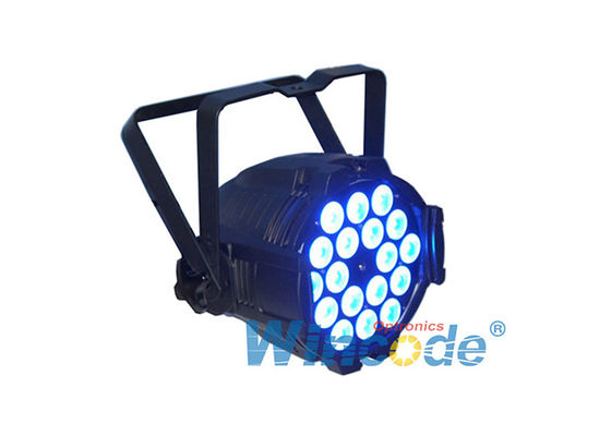 Хорошая цена. 4 / 7 каналы LED Par 64 для свадьбы, профессиональное освещение сцены 18 × 10 Вт онлайн