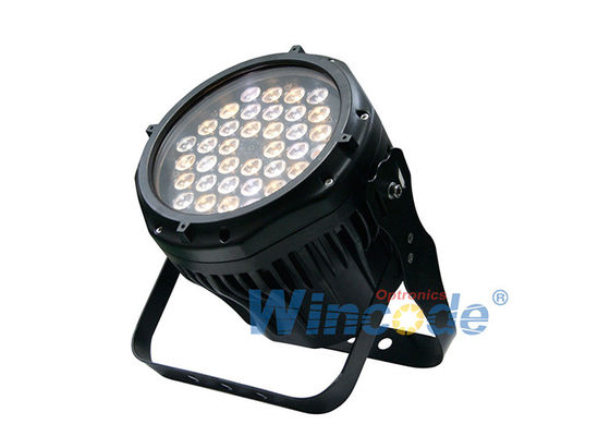 Хорошая цена. Водостойкий Ip65 Led Par 64 36 x 3w RGB 5 каналов DMX Управление линейным затемнителем онлайн
