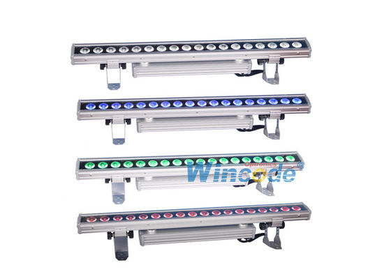 Хорошая цена. DMX Led Wall Washer Lights Алюминиевый корпус RGBAW 0 - 100% Приглушение для рекламной доски онлайн