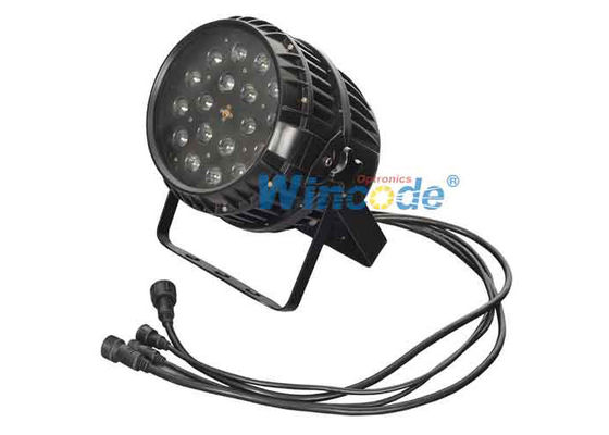 Хорошая цена. 18 светодиодов 10W / 15W DMX Control водонепроницаемый IP65 Моторизованный зум LED Par Light Liner Dimming онлайн