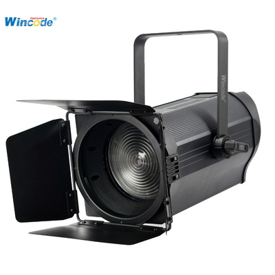 Хорошая цена. 150 Вт Одноцветный френнельный прожектор Auto Zoom COB LED без вентилятора без шума онлайн
