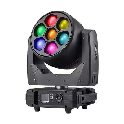 Хорошая цена. 7x40W RGBW LED Moving Head Light with 50000 Hours Lifespan and 90 CRI for KTV Nightclub Stage Lighting онлайн